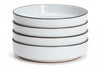 Cena Home Bistro Dinner Bowls, Set of 4, 7.8-inch Stoneware Pasta and Salad Bowls
