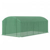 Outsunny 19.5' X 10' Tunnel Greenhouse Green House With 3 Roll-up Doors