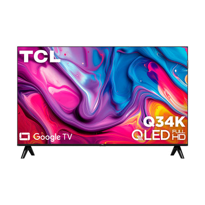 TCL 43" Q34K QLED 1080P FHD Smart Google TV (43Q34K) – 2025 Model | Téléviseur intelligent QLED TCL Q34K Full HD 1080p de 43 po avec Google TV (43Q34K) - modèle 2025