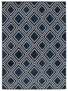 August Geod Navy-White 6'7\" x 9'6\" Area Rug