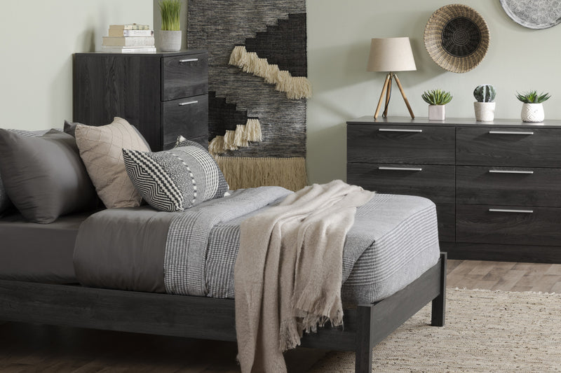 Step One Essential 6-drawer Dresser - Gray Oak