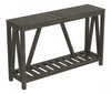 52” Console Table With 1 Shelf - Dark Grey