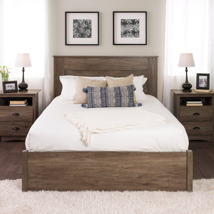 Queen Flat Panel Headboard - Drifted Grey