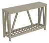 52” Console Table With 1 Shelf - Dark Taupe