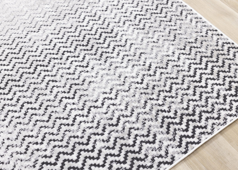 Washable Herringbone Area Rug - 7'10\" x 10'6\"