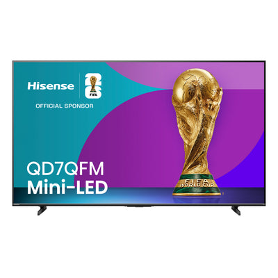 HISENSE 55" QD7QFM Mini-LED QLED 4K UHD AI Smart Fire TV (55QD7QFM) | Téléviseur intelligent QLED à Mini DEL HISENSE QD7QFM UHD 4K de 55 po avec IA et Fire TV (55QD7QFM)