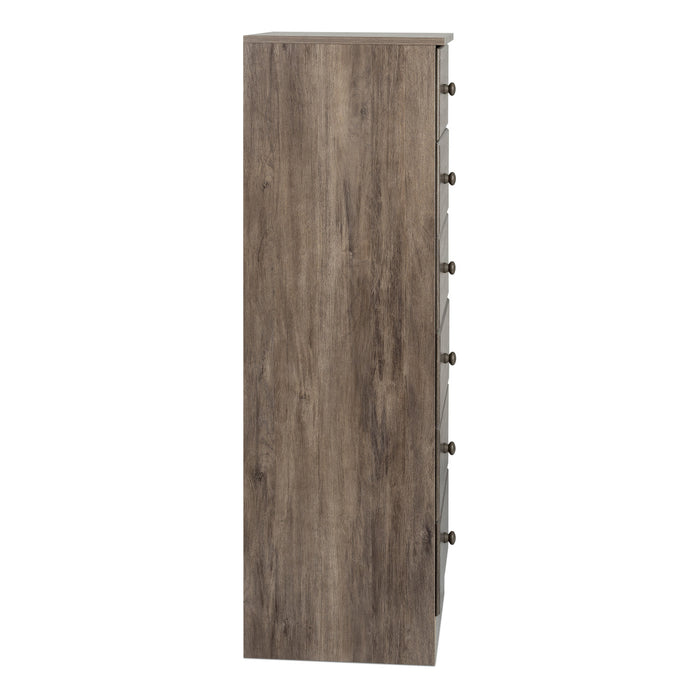 Astrid 6-Drawer Tall Chest - Drifted Grey