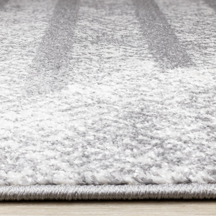 Covington Distressed Geometric Lines Indoor Area Rug - 7'10\" x 10'6\"