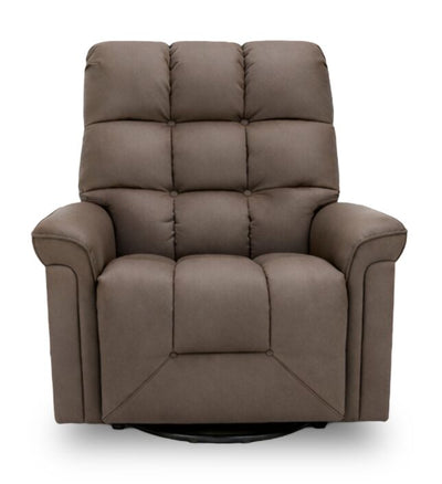 Linden 35.5" Leather-Look Power Reclining Lift Chair - Brown | Fauteuil basculeur à inclinaison électrique Linden de 35,5 po d’apparence cuir - brun