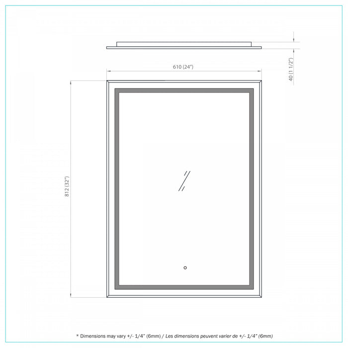 Frielle Silver 32\" Mirror