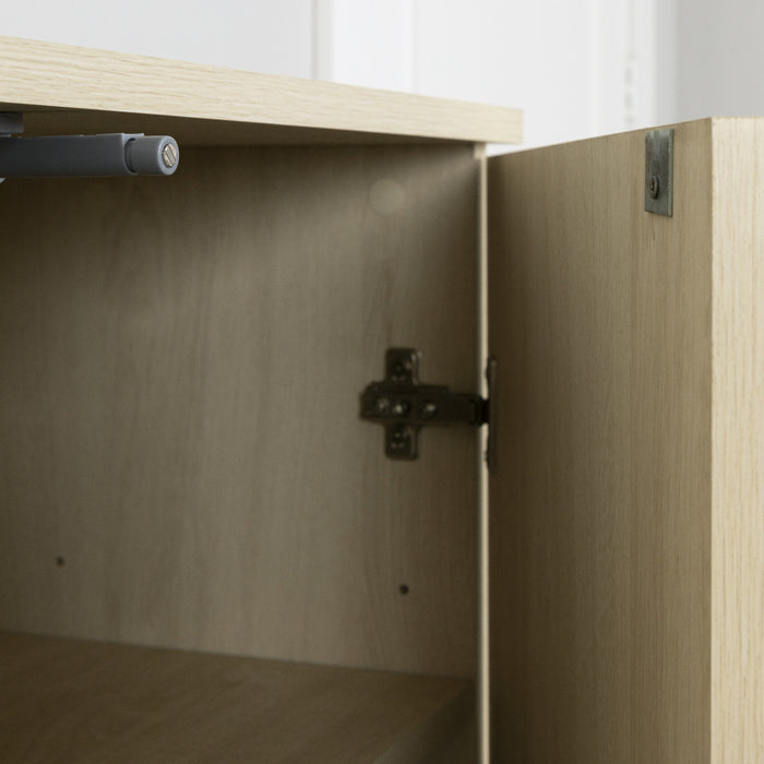 Arum 2-door Accent Cabinet - Bleached Oak