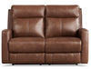 Hydeline Vienna Power Reclining Loveseat - Brown