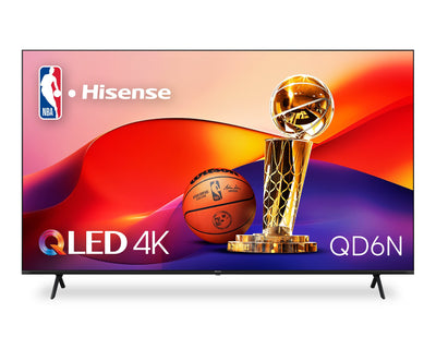 Hisense 85" QLED 4K UHD HDR10+ Dolby Vision 60Hz Google Smart TV (85QD6N) | Téléviseur intelligent QLED Hisense UHD 4K de 85 po à 60 Hz avec HDR10+, Dolby VisionMC et Google TVMC (85QD6N)