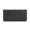 Prepac Simply Modern 4-Door Console Buffet - Black