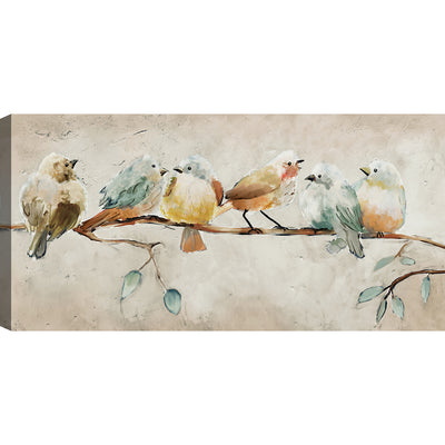 Birds Acrylic Painting – 30" x 60" | Peinture acrylique « Birds » - 30 po x 60 po
