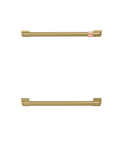 Café Brushed Brass Double-Drawer Dishwasher Handle Kit - CXQD2H2PNCG|Trousse de poignées Café laiton brossé pour lave-vaisselle à 2 tiroirs - CXQD2H2PNCG