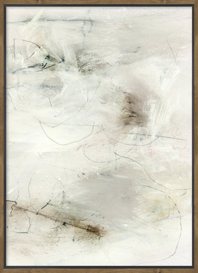 Neutral Mood II Framed Canvas with Embellishment - 31" x 41"|Toile décorative encadrée « Neutral Mood II » avec fioritures - 31 po x 41 po