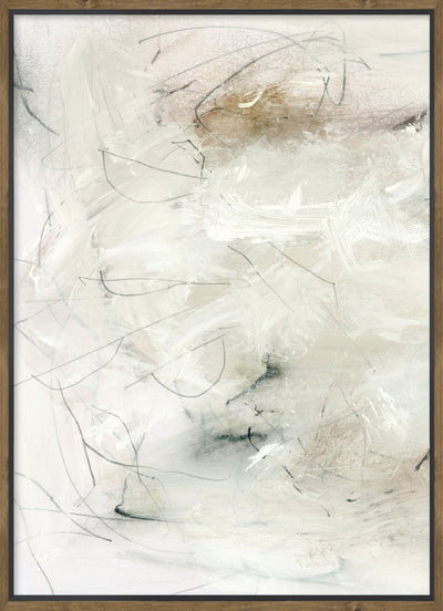 Neutral Mood Framed Canvas with Embellishment - 31" x 41"|Toile décorative encadrée « Neutral Mood » avec fioritures - 31 po x 41 po