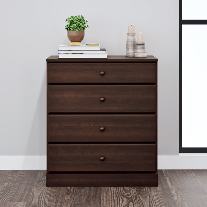 Astrid 4-Drawer Dresser - Espresso