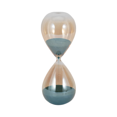 Glass 12" Channing Small Hourglass|Petit sablier Channing de 12 po en verre