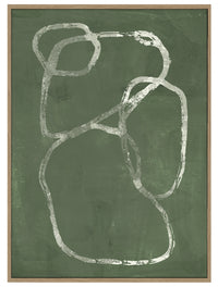 Growth I Framed Canvas - 30