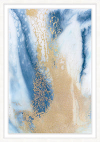 Sea Sand II Framed Artwork Raised Under Glass with Mat - 26