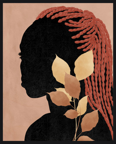 Silhouette Woman II Framed High Gloss Artwork - 17" x 21"|Œuvre d’art encadrée très lustrée « Silhouette Woman II » - 17 po x 21 po