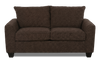 Made in Canada Customizable Sofa Lab Arc 86\" Fabric Condo Sofa – Teddy Walnut