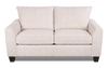 Made in Canada Customizable Sofa Lab Arc 86\" Fabric Condo Sofa – Chenille White