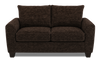 Made in Canada Customizable Sofa Lab Arc 86\" Fabric Condo Sofa – Plush Chocolate