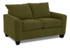 Made in Canada Customizable Sofa Lab Arc 63\" Fabric Loveseat – Chenille Moss