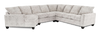 Made in Canada Customizable Sofa Lab Arc 4-Piece Left-Facing Sectional with Cuddler - Plush Oyster