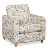 Made in Canada Sofa Lab Customizable Club 36\" Fabric Accent Chair with Wood Legs – Dust Accent Fabric