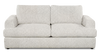 Made in Canada Customizable Sofa Lab Curve 86\" Fabric Condo Sofa – Teddy Riverrock