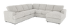 Made in Canada Customizable Sofa Lab Curve 4-Piece Right-Facing Sectional with Chaise - Teddy Riverrock