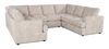 Made in Canada Customizable Sofa Lab Curve U-Shaped Sectional - Plush Parchment