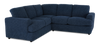 Made in Canada Customizable Sofa Lab Curve 2-Piece Fabric Sectional - Chenille Pacific