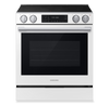 Samsung 6.3 Cu. Ft. Electric Slide In Range with Air Fry Max – White Glass - NSE80H63SWAC