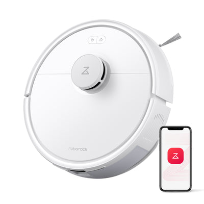 Roborock Q7 L5 Robot Vacuum & Mop, 8,000 Pa Suction, Dual Anti-Tangle System, LiDAR Navigation | Robot aspirateur laveur Roborock Q7 L5 avec aspiration 8 000 Pa, systeme anti-enchevetrement et navigation LiDAR