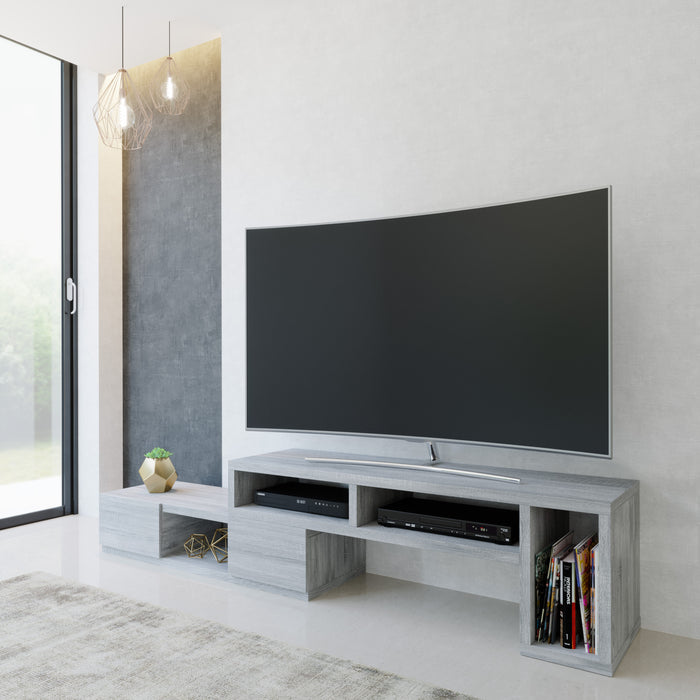 Techni Mobili 54\" Adjustable TV Stand For TVs up to 65\" - Grey
