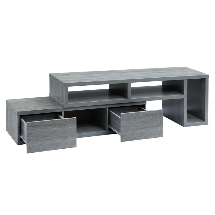 Techni Mobili 54\" Adjustable TV Stand For TVs up to 65\" - Grey