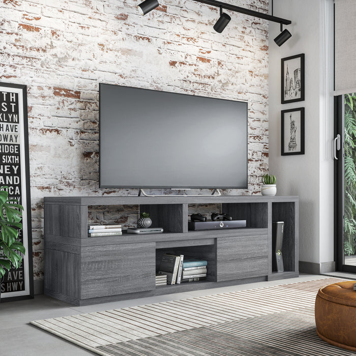 Techni Mobili 54\" Adjustable TV Stand For TVs up to 65\" - Grey