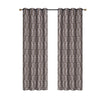 Embroidered Panel Fern Chocolate 96\" - Set of 2 Drapes and Blinds