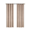 Jacquard Panel Cubic Taupe 96\" - Set of 2