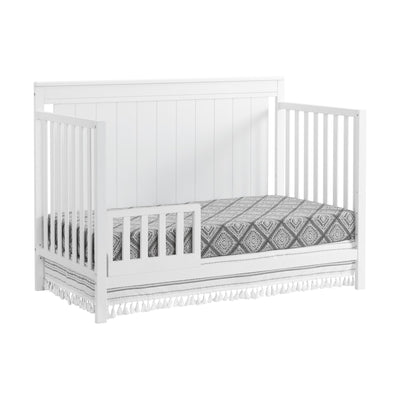 Sydney Convertible Crib/Toddler Bed Pkg – White | Ensemble de lit de bébé convertible en lit de bambin Sydney - blanc