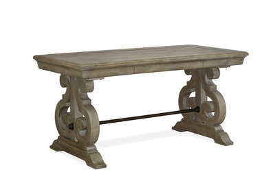 Harold 29.88" Desk with Storage - Dovetail Grey | Bureau Harold de 29,88 po avec rangement - gris tourterelle