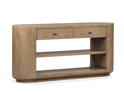 Poplar 64" Sofa Table with Storage - Chateau Brown | Table de salon Poplar de 64 po avec rangement - brun château