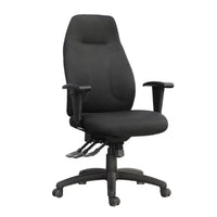 Tygerclaw Executive High Back Fabric Office Chair - Black