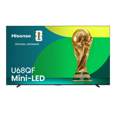 HISENSE 85" U68QF Mini-LED QLED 4K UHD AI Fire TV (85U68QF) | Téléviseur QLED à Mini DEL HISENSE U68QF UHD 4K de 85 po avec IA et Fire TV (85U68QF)