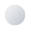 Arcus 36\" X 36\" Hand Crafted Round Mirror - White